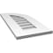 Ekena Millwork Quarter Round Top Right Surface Mount PVC Gable Vent w/ 3-1/2"W x 1"P Standard Frame, 12"W x 26"H GVPQR12X2601SN - alternate 5
